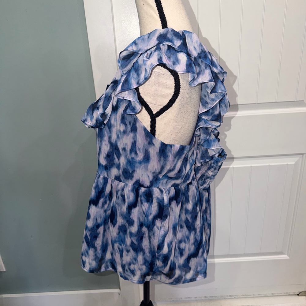 Banana Republic Flutter Tie Back empire waist top size XL - Picture 6 of 9
